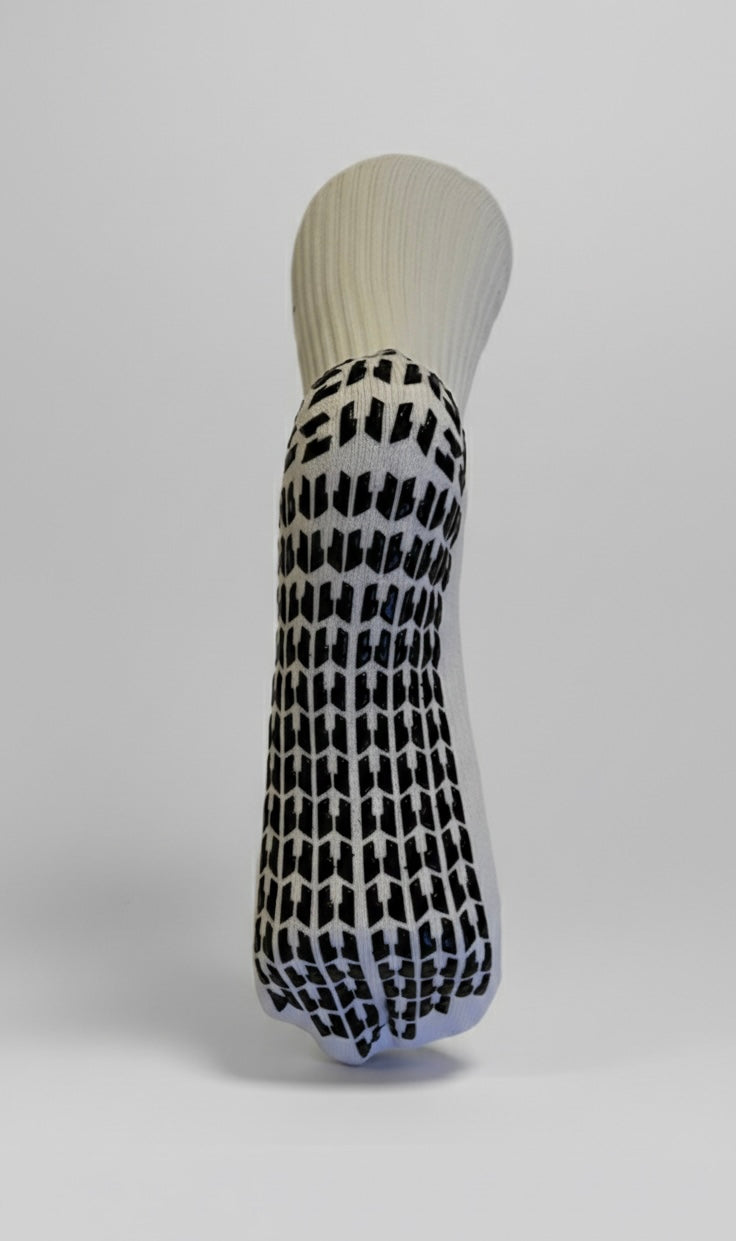 Performance Grip Socks (White/Black)